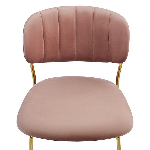 Стул Eirill, велюр, розовый фото 6