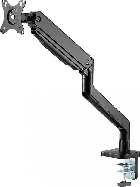 Кронштейн для мониторов Ultramounts UM730 черный 17"-45" макс.16кг крепление к столешнице поворот и наклон фото 3
