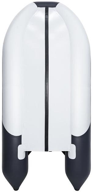 Лодка Ривьера 3400 СК Компакт, 3400*1600*460 мм., цвет: серый-черный фото 4