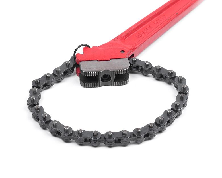 Ключ трубный цепной  18" HOR с поверкой фото 3