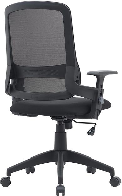 Кресло Cactus CS-MC313-BK черный сетка/ткань низк.спин. крестов. пластик фото 4