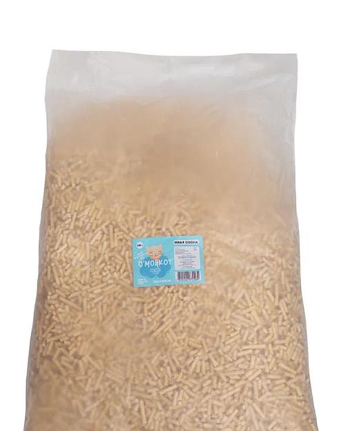 Древесный наполнитель для кошачьего туалета «Омойкот» 10 кг/30 л ОПТ фото 1