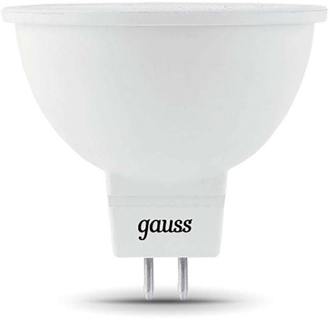 Лампа светодиодная Gauss 101505305 5Вт цок.:GU5.3 рефлек. 220B 6500K св.свеч.бел.хол. (упак.:10шт) фото 2