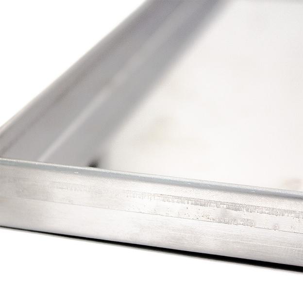 Противень 400х300 мм высота 20 мм 4 борта нержавеющая сталь фото 3