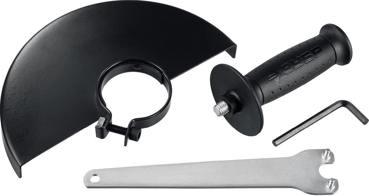 Углошлифовальная машина Зубр Мастер УШМ-230-2605 П 2600Вт 6600об/мин рез.шпин.:M14 d=230мм фото 4