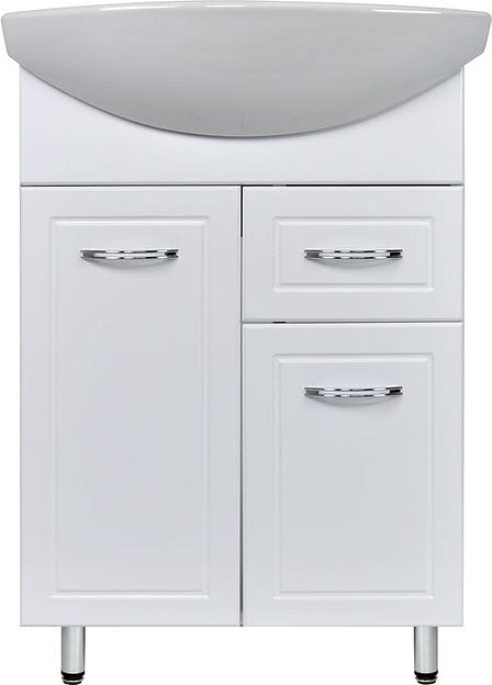 Тумба Вероника DORATIZ 9912.310, белая, под умывальник Грация, с ящиком фото 2