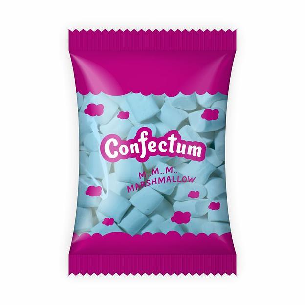Маршмеллоу голубые Confectum с ароматом Тутти-Фрутти 2х600 г ОПТ фото 1