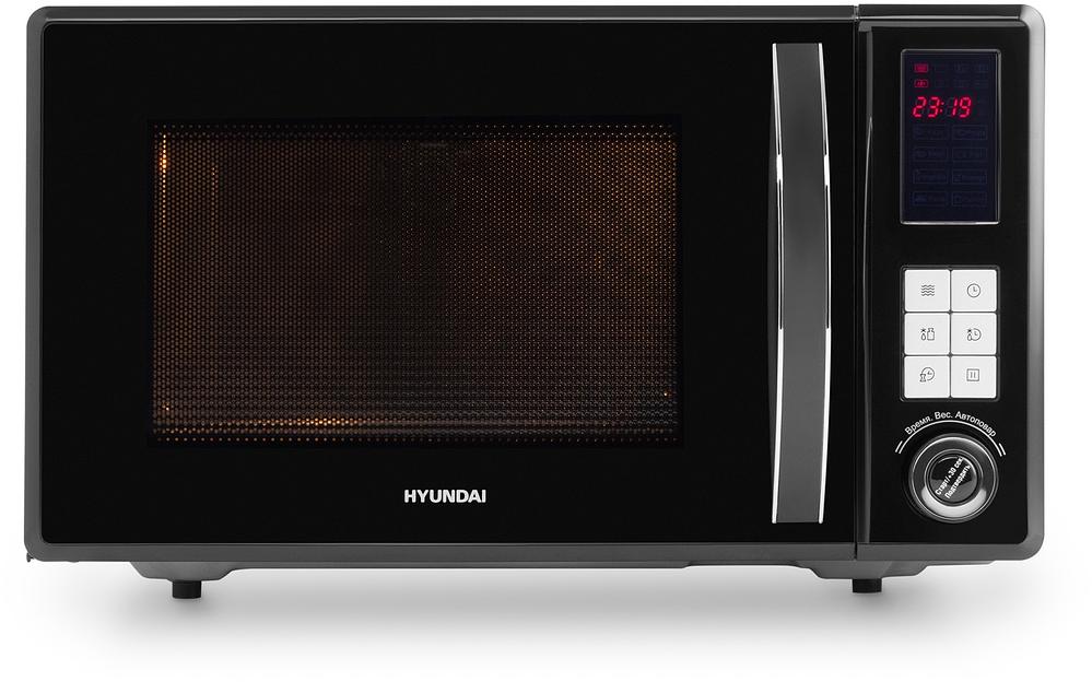 Микроволновая Печь Hyundai HYM-D3009 23л. 800Вт нержавеющая сталь фото 3