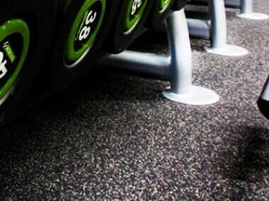 Мат резиновый 1200х600х40 мм соединение втулки чёрный ОПТ фото 6