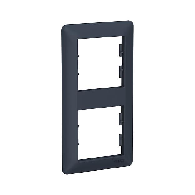 Рамка вертикальная SE EPH5815271 Asfora EM 2 постовая антрацит EPH5815271 фото 1