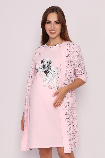 Комплект Style Magro для беременных и кормящих мам «Малыш», пудровый, опт фото 5