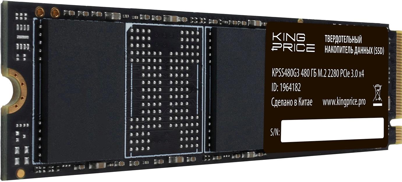 Накопитель SSD KingPrice PCIe 3.0 x4 480GB KPSS480G3 M.2 2280 фото 1