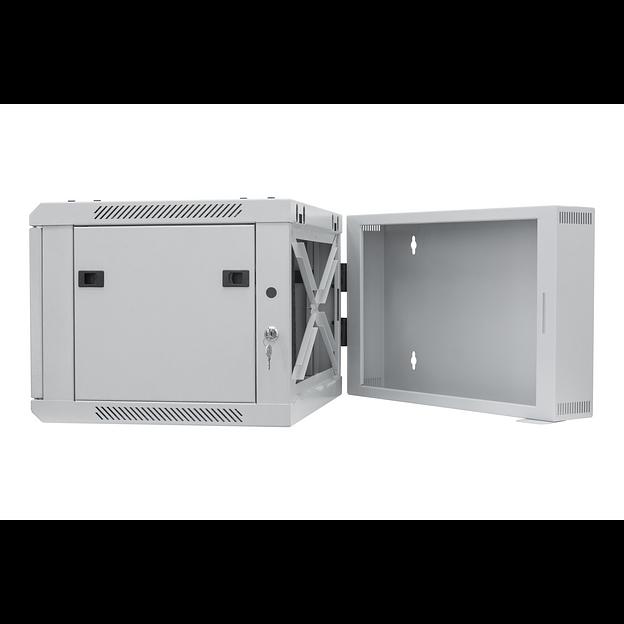 Шкаф телекоммуникационный настенный 6U, 600х550х370мм двухсекционный фото 6