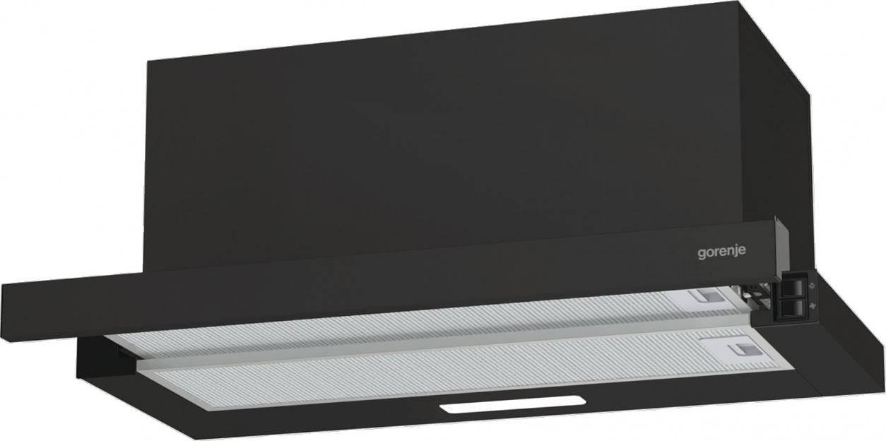 Вытяжка встраиваемая Gorenje TH606E7B черный управление: кнопочное (1 мотор) фото 1