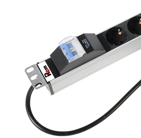 Блок распределения питания Rem R-16-7S-A-440-3 гор.размещ. 7xSchuko базовые 16A Schuko 3м фото 2