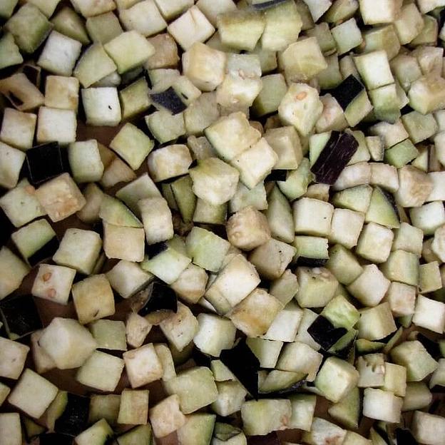 Баклажаны кубик «Глобал Фрост» замороженные фото 1