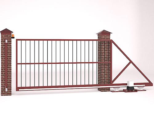 Ворота откатные сетка фото 1