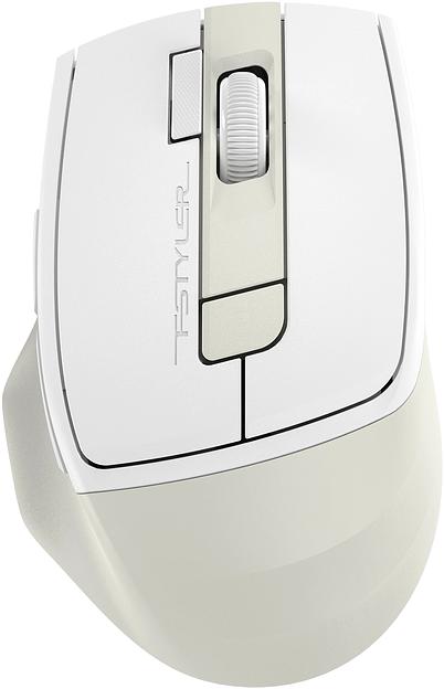 Мышь A4Tech Fstyler FG45CS Air2 бежевый оптическая (2000dpi) silent беспроводная USB для ноутбука (7but) фото 1