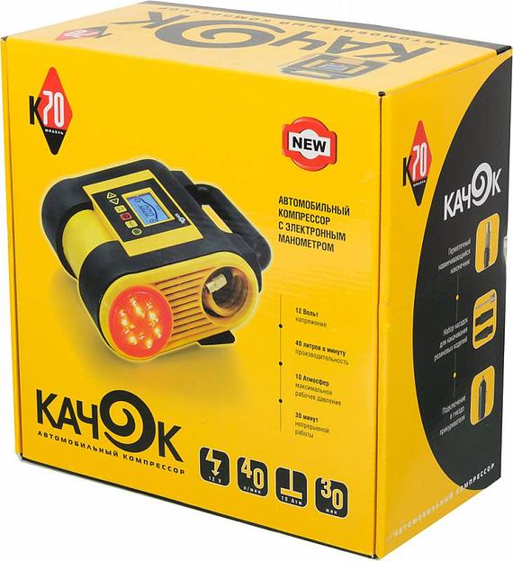 Автомобильный компрессор Качок K70 40л/мин фото 5