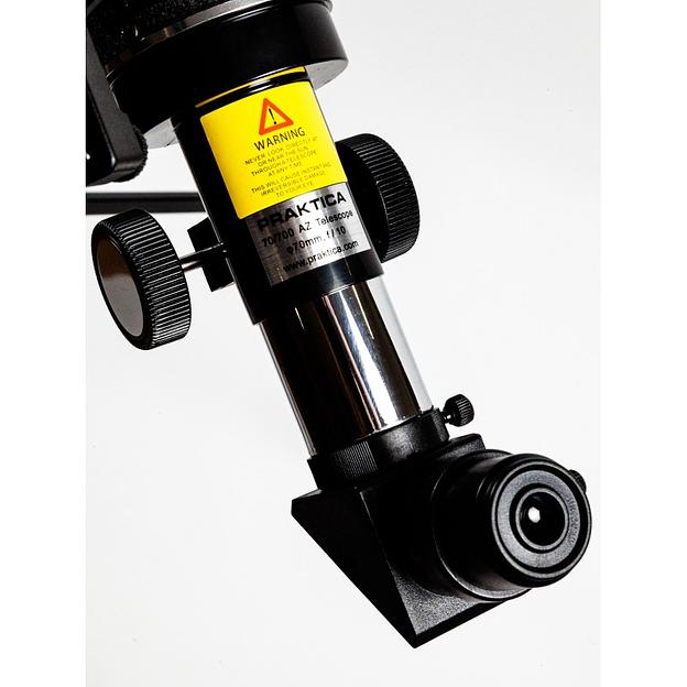 Praktica Телескоп Antares 70/700AZ, искатель red dot, адаптер для смартфона,стальная тренога, черный > фото 6