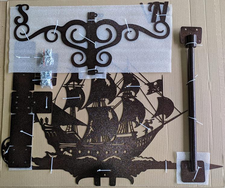 Флюгер «Пиратский корабль» ОПТ фото 4