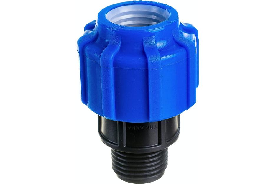 Муфта ПНД компрессионная НР 32x1/2' фото 1