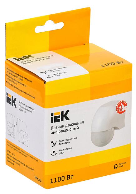 Датчик движения IEK (LDD10-010-1100-001) белый фото 2