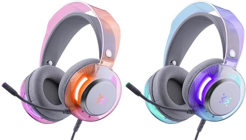 Игровая гарнитура DEFENDER (62490) Glitch белый, RGB фото 6