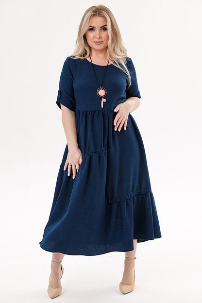 Платье женское  6079/12/Темно-синий  фото 4