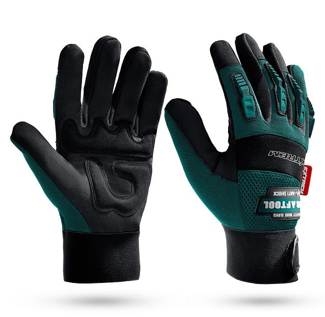 KRAFTOOL Extrem, XL (10), профессиональные комбинированные перчатки, антивибрационные, противоударные (11287-XL) фото 1