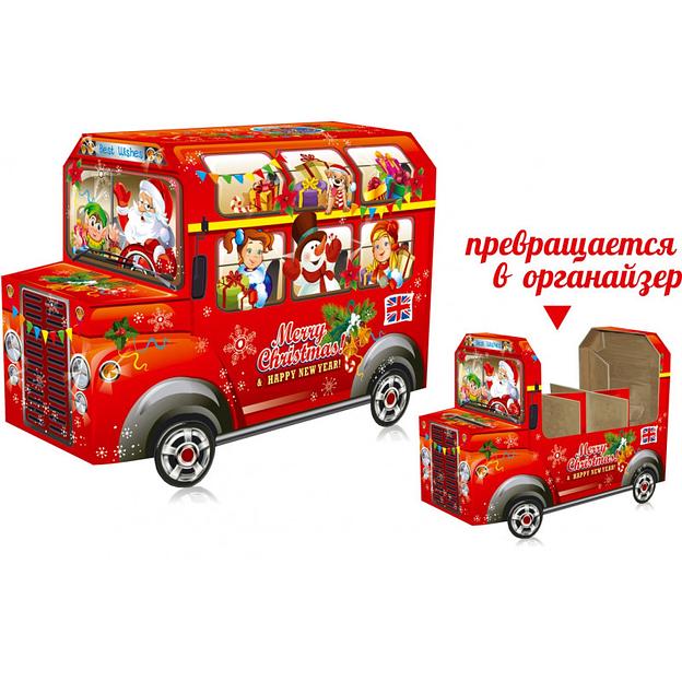 Упаковка автобус Лондон 1000 гр фото 1