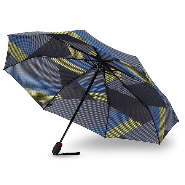 Зонт Knirps автомат T.201 Medium Duomatic RUN BLUE ECOREPEL 95 3201 8559 фото 3