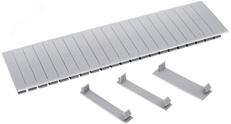 Iek YZM10-12 Заглушка 12 модулей серая фото 1