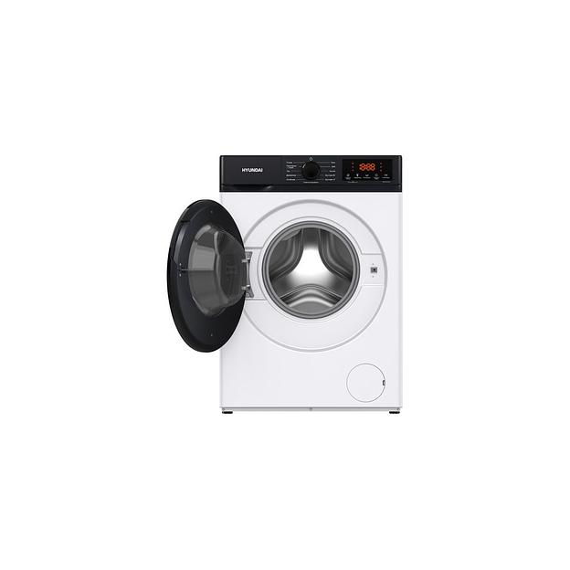 Стиральная машина Hyundai WME8215, с фронтальной загрузкой, с паром, 8кг, 1200об/мин, инверторная фото 1