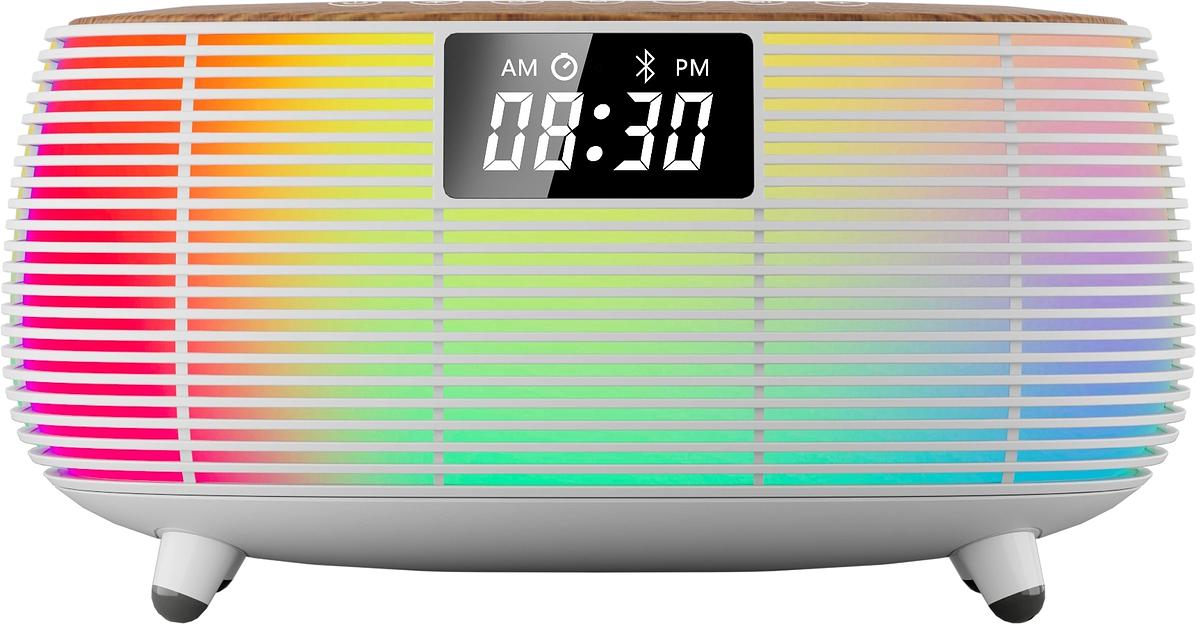 Радиобудильник Hyundai H-RCL231 белый LCD подсв:белая часы:цифровые FM фото 2