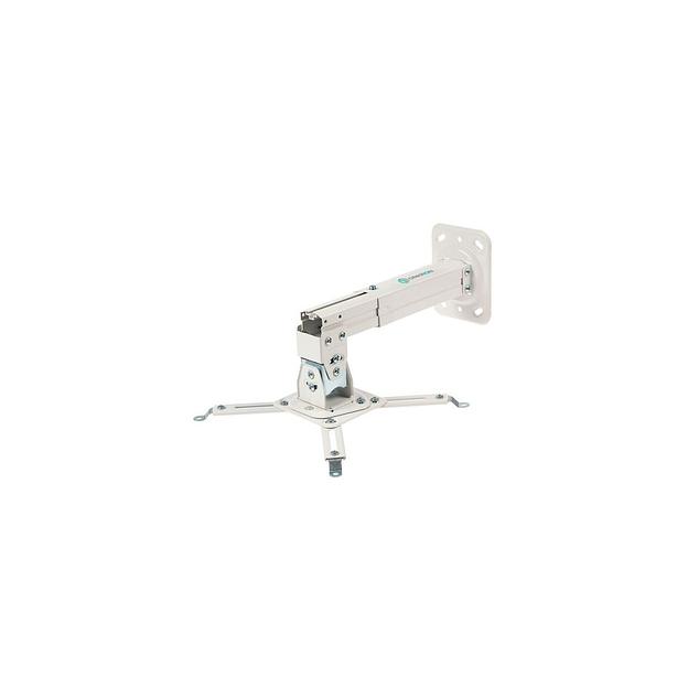 Кронштейн для проектора ONKRON K3A, до 10кг, настенный и потолочный, поворотно-выдвижной и наклонный, белый фото 1