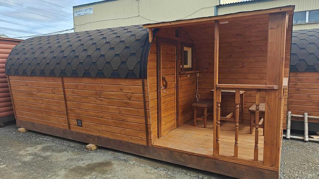 Баня «Премиум» 4 м, с верандой 2 м фото 2