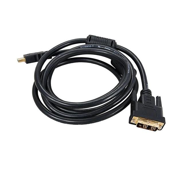 Rexant (17-6303) Шнур HDMI - DVI-D gold 1.5М с фильтрами фото 1