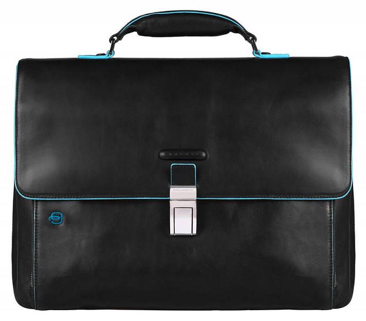 Портфель Piquadro Blue Square CA3111B2/N черный натур.кожа/нейлон фото 1