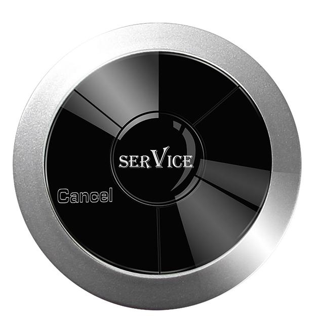 Кнопка вызова Kromix W2232S (вызов + отмена), черная фото 1