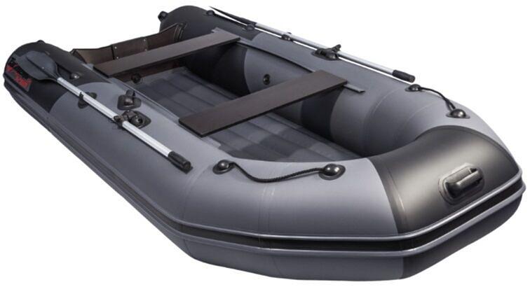 Лодка Таймень NX 3200 НДНД, 3200*1500*420 мм., цвет: графит-черный фото 2