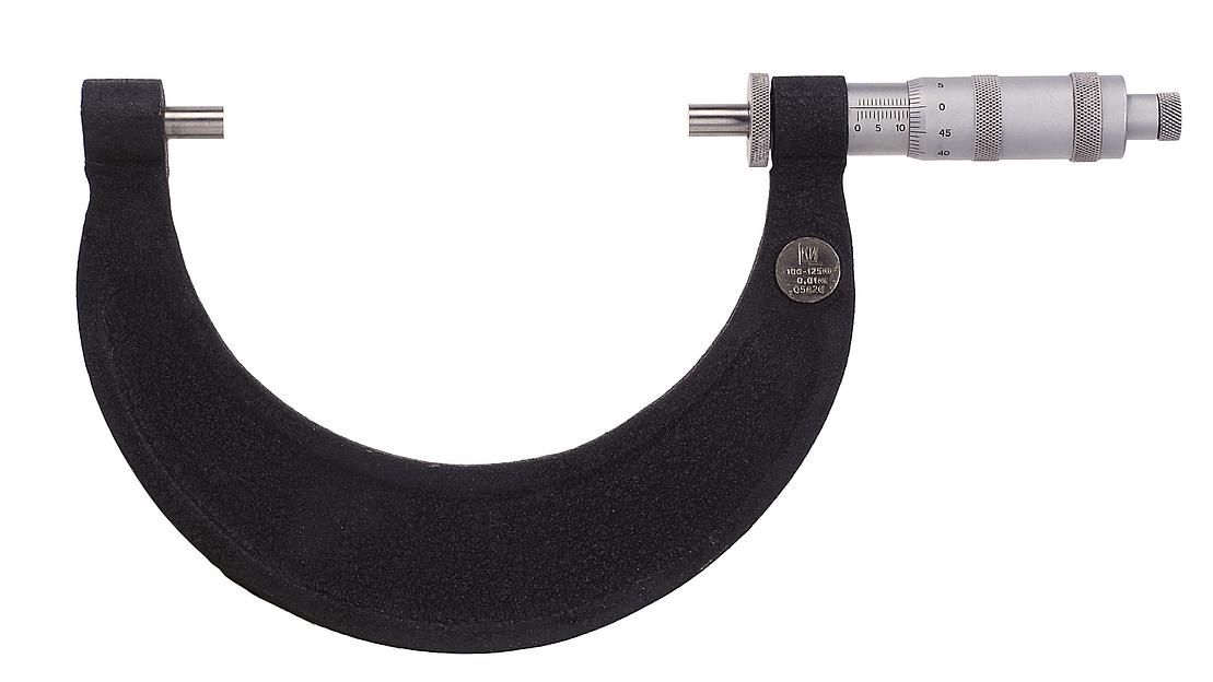 Микрометр гладкий МК- 125 0,01 кл.т.2 КировИнструмент с поверкой фото 4