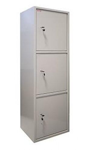 Бухгалтерский шкаф металлический КБС-033н, 1502х470х390 мм фото 1