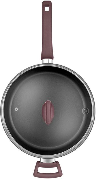 Сотейник Rondell Fest RDA-1526 d=28см (с крышкой) черный фото 5