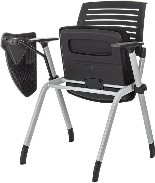 Стул Бюрократ X-Click-PP черный со столиком на ножках металл серый фото 7