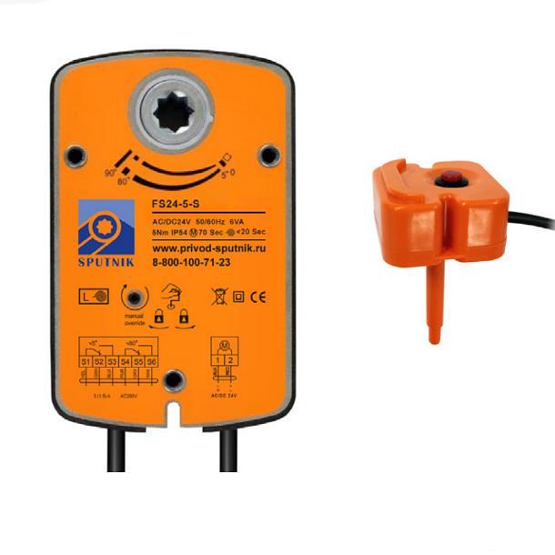 Электроприводы SPUTNIK серии FS - FS24-5-SТ - 24 - 5 - Есть фото 1