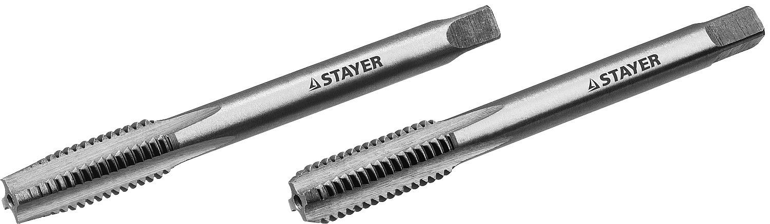 STAYER M8 х 1.25, 2 шт, комплект метчиков (28025-08-1.25-H2) фото 2