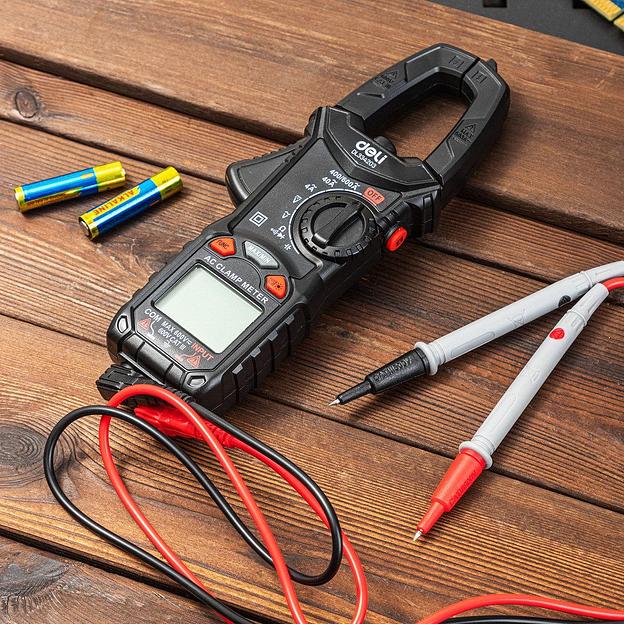 Измерительный и разметочный инструмент Deli Токоизмерительные клещи цифровые Deli DL334203 фото 6