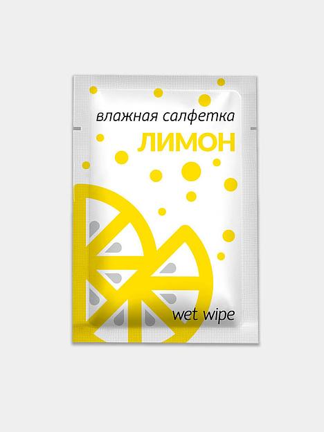 Влажная салфетка в индивидуальной упаковке марки PRE-NAS 100х55 ОПТ фото 1
