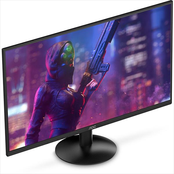 Монитор 27' AOC 27B30H 1920x1080, WLED, 16:9, IPS, 300 cd, 1000:1, 20M:1, 1ms, 178/178, VGA, HDMI, 120 Hz, Tilt, VESA, Внеш, Black, 3y фото 2